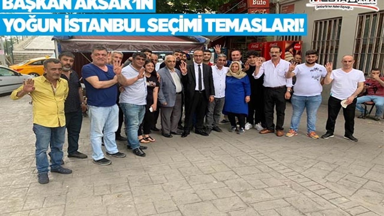 Aksak İstanbul'da AK Parti'ye oy istedi!