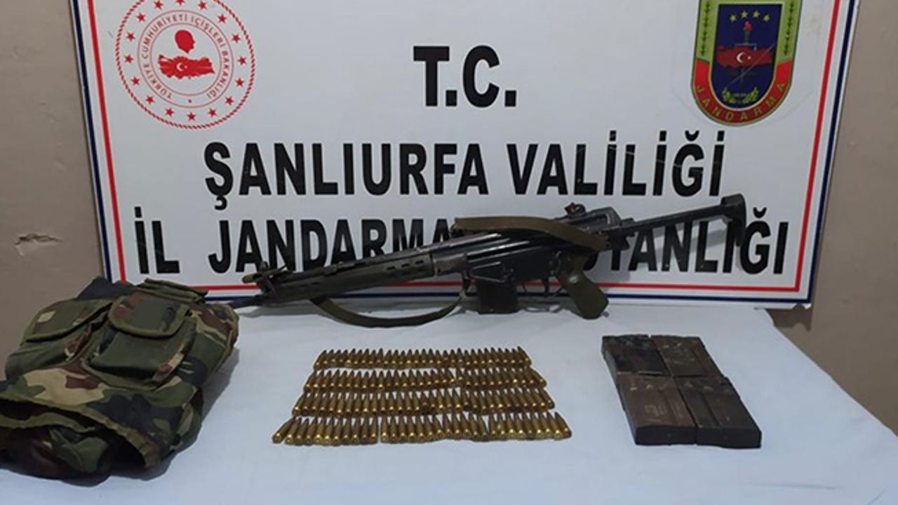 Şanlıurfa'da uzun namlulu silah ile 120 mermi ele geçirildi