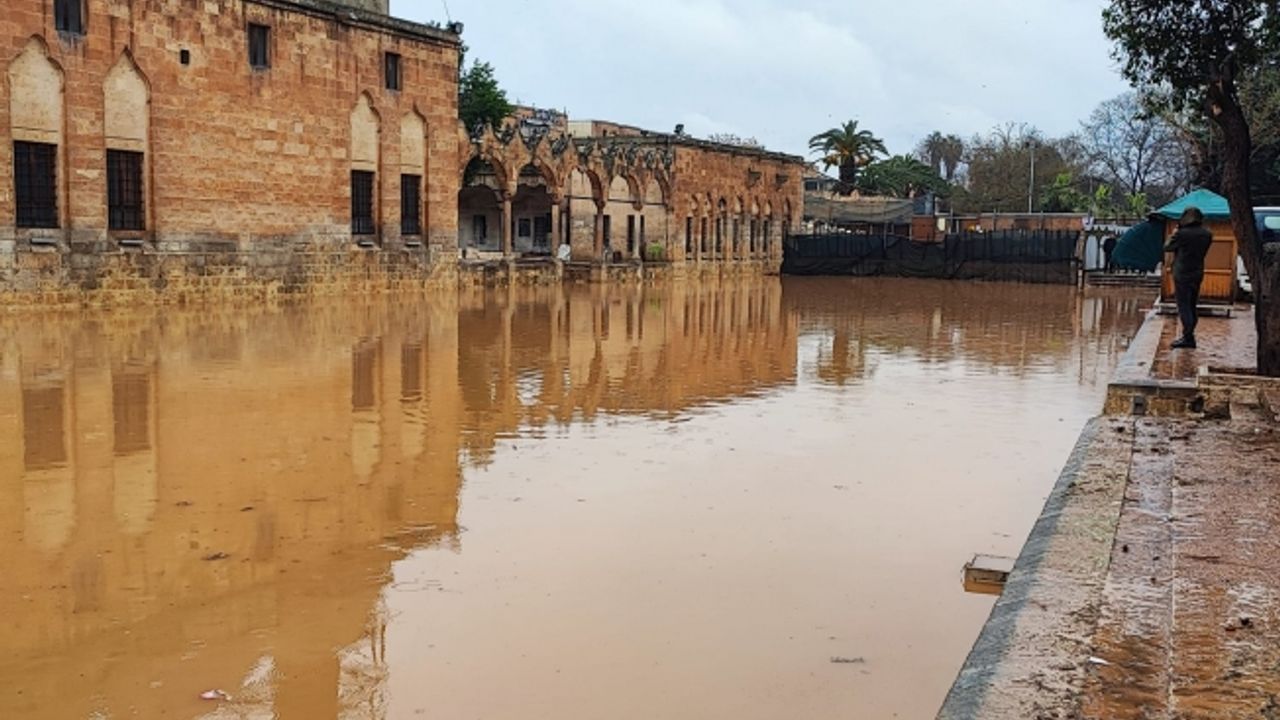 Şanlıurfa'da Sağanak Nedeniyle Balıklıgöl Taştı