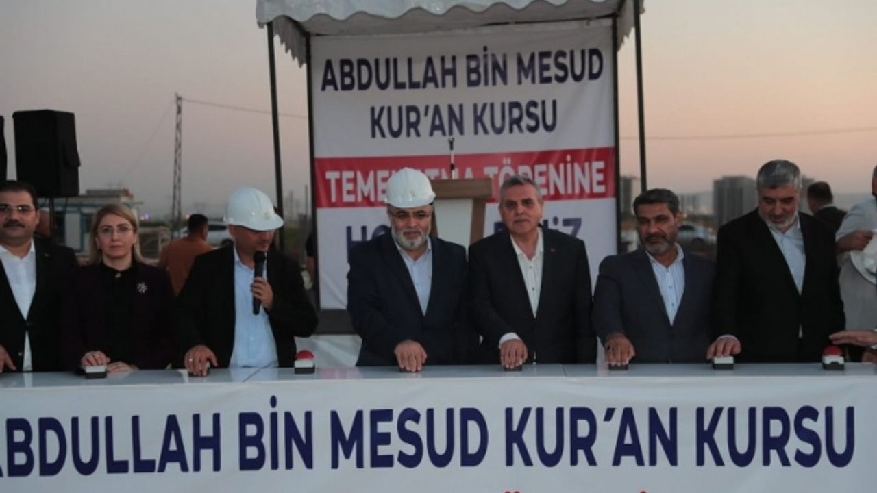 Abdullah Bin Mesed Kuran Kursunun Temeli Atıldı