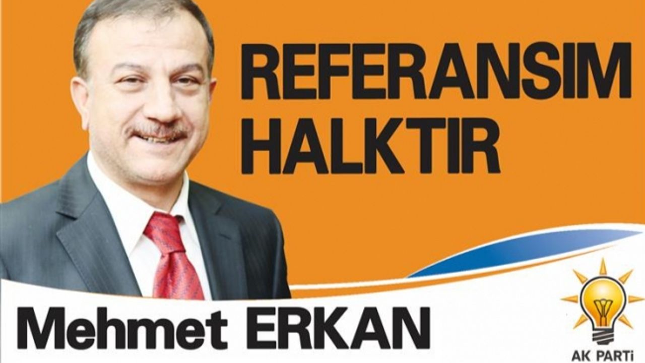 Mehmet Erkan Hilvan'da, AK Parti'den aday adayı oldu
