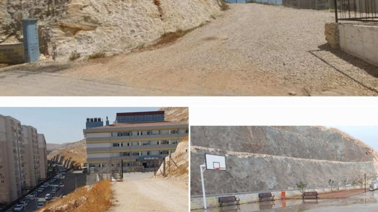 Öğretmenden Eyyübiye Belediyesine bozuk yol tepkisi: Yazıklar olsun