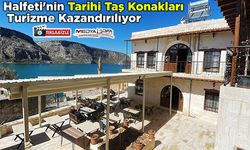 Halfeti'nin tarihi taş konakları turizme kazandırılıyor