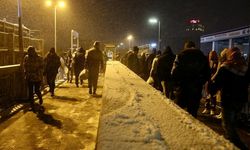 İstanbul'da kar yağışı etkili oluyor