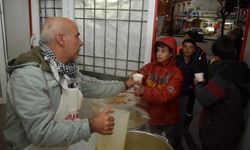 Siverek’te vatandaşlara sıcak çorba ikramı