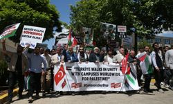 Şanlıurfa'da öğrenciler Filistin eylemlerine destek verdi