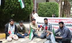 Şanlıurfa'da öğrenciler ABD'deki Filistin eylemlerine destek verdi