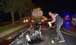 Şanlıurfa'da sulama tankerine çarpan motosikletteki 2 kişi öldü