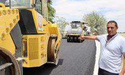 Harran'a Önce Su Geldi, Şimdi de Sıcak Asfalt