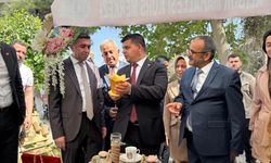 Suruç'ta halk eğitim merkezi kursiyerlerinin yaptıkları ürünler sergilendi
