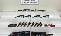 Şanlıurfa'da 6 uzun namlulu silah ve 15 tabanca ele geçirildi