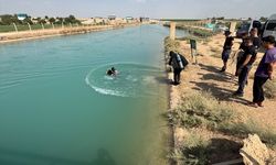 Şanlıurfa'da sulama kanalına giren kişi kayboldu