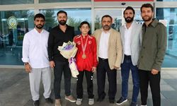 Balkan şampiyonu Dedeoğlu, Şanlıurfa'da törenle karşılandı