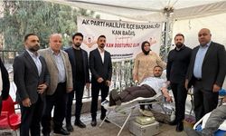AK Parti Haliliye’den Kızılay’a Kan Bağışı Desteği