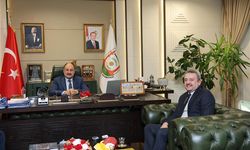 Sarı-Kırmızılılar Gülpınar’ı Makamında Ziyaret Etti