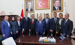 Cumhurbaşkanı Yardımcısı Yılmaz, Eyyüpoğlu'nu ziyaret etti