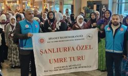Şanlıurfa'da Özel Umre Yolcuları Dualarla Uğurlandı