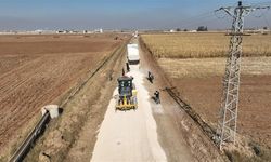 Şanlıurfa'da kırsal yollar yenileniyor