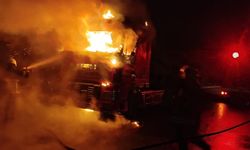 Eyyübiye’de Korkutan Araç Yangını