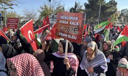 Şanlıurfa'da Filistin'e destek yürüyüşü gerçekleştirildi