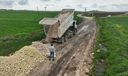 Eyyübiye kırsalında yollar daha güvenli oluyor