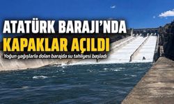 Atatürk Barajı’nda Kapaklar Açıldı