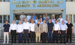 Mardinli Muhtarlardan Dicle Elektrik’e Teşekkür Ziyareti