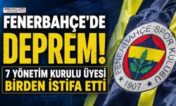 Fenerbahçe'de deprem