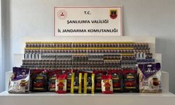 Şanlıurfa'da kaçak sigara ve çay ele geçirildi