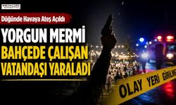 Düğünde Havaya Ateş Açıldı, Yorgun Mermi Bir Vatandaşı Yaraladı