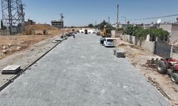 Halfeti'de yollar kilitli parke taşı ile yenileniyor