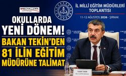 Okullarda yeni dönem! 81 ilin eğitim müdürüne talimat