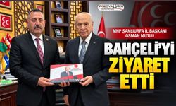MHP Şanlıurfa İl Başkanı Mutlu, Bahçeli’yi ziyaret etti