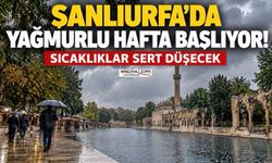 Şanlıurfa yeni haftayı yağmurlu geçirecek