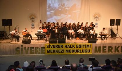 Siverek Halk Eğitimi Merkezi'nden yıl sonu konseri