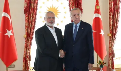 Erdoğan, İsmail Heniyye ile görüştü