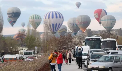 Kapadokya'da alışılmışın dışında yoğunluk