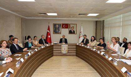 AB Büyükelçileri heyetinden Başkan Gülpınar'a ziyaret