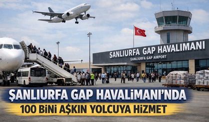 Şanlıurfa GAP Havalimanında Ocakta 100 Bini Aşkın Yolcuya Hizmet Verildi