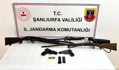 Şanlıurfa'da silah ve mühimmat ele geçirildi