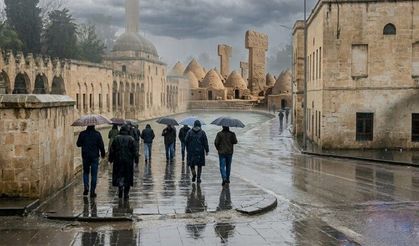 Şanlıurfa yeni haftaya da yağışlı başladı