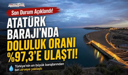 Atatürk Barajı Zirvede