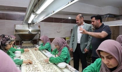 Gülpınar Birecik Fıstık Hali'nde İncelemelerde Bulundu