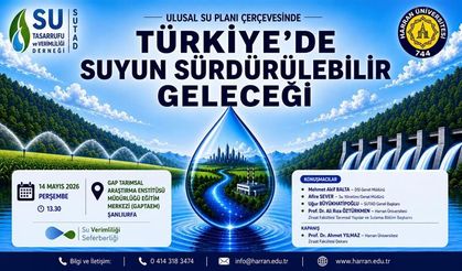 Şanlıurfa’da “Türkiye’de Suyun Sürdürülebilir Geleceği” paneli düzenlenecek