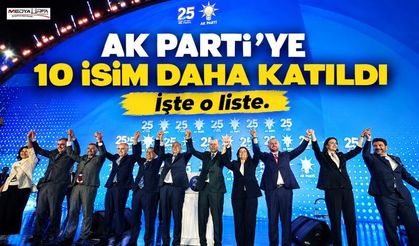AK Parti'ye 10 isim daha katıldı