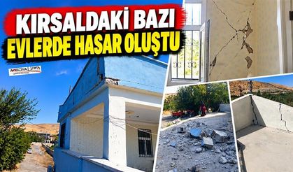 Şanlıurfa kırsalındaki bazı evlerde hasar oluştu