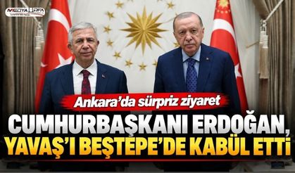 Ankara’da sürpriz ziyaret: Yavaş, Erdoğan ile görüştü