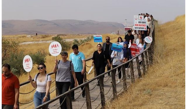 "Dünya Yürüyüş Günü"nde Göbeklitepe'de yürüyüş yaptılar