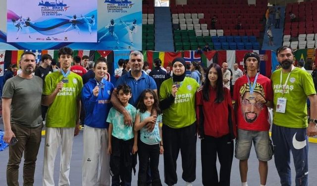 DEPSAŞ Enerji Sporcuları Taekwondo’dan Madalya ile Döndü