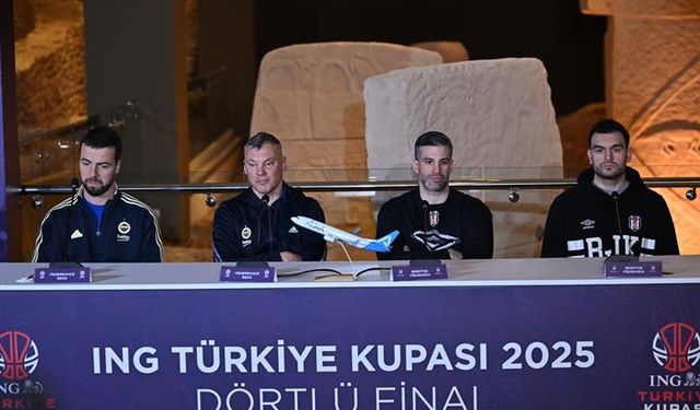 Basketbol ING Türkiye Kupası finali öncesi basın toplantısı yapıldı